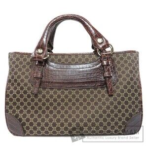 Celine Boogie Bag Canvas Handbag